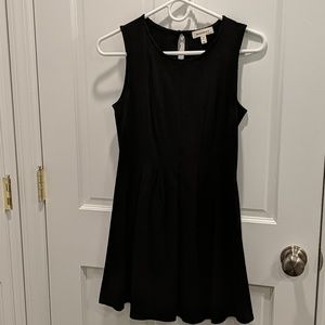 Black flair dress